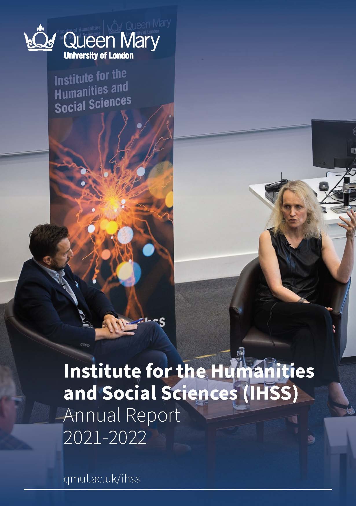 Front Page of IHSS Annual Report 2021-22