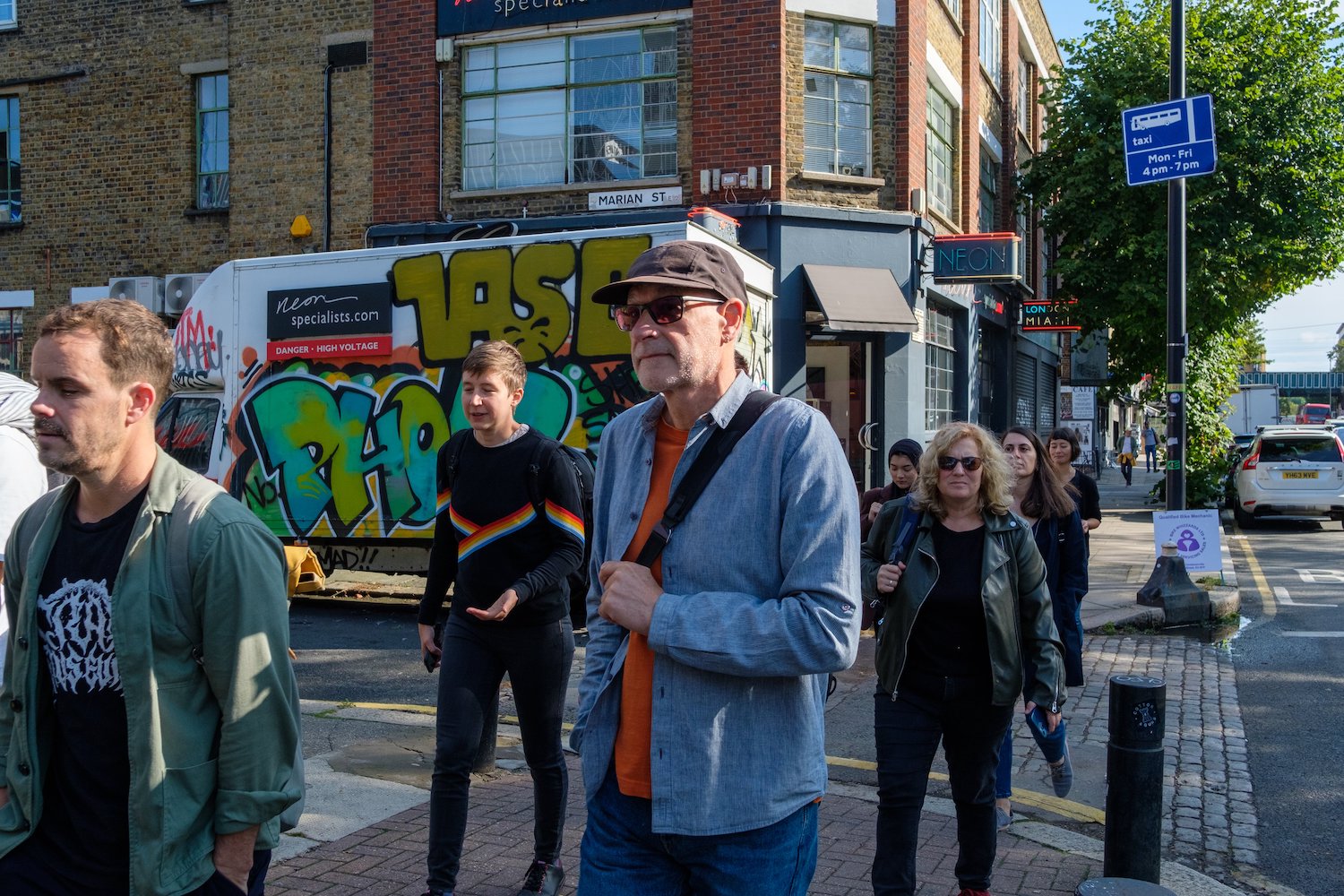 walking tour group