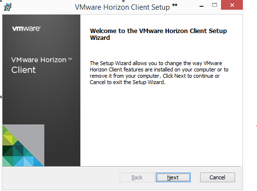 Install VMwar Client step 5