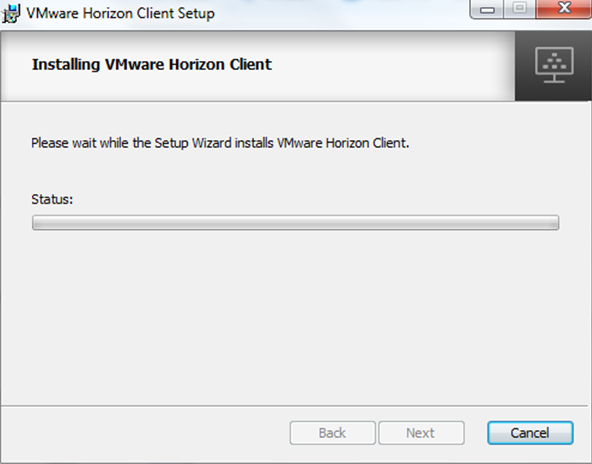 Install VMwar Client step 6