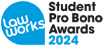 LawWorks Student Pro Bono Award 2024 logo thumb