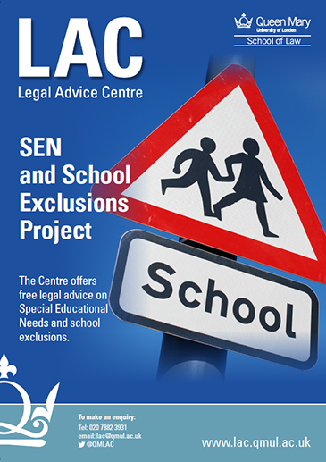 SEN and School Exclusions Project poster