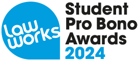 LawWorks Student Pro Bono Award 2024 logo