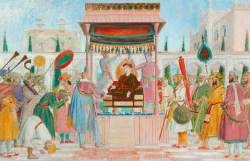 Rothenstein painting of first British ambassador Thomas Roe in Mughal emperor Jahangir’s court