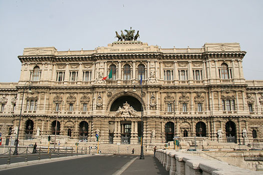 Façade of the Italian Supreme Court