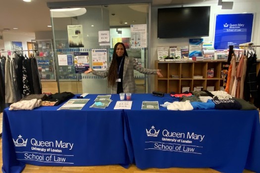 Queen Mary Legal Advice Centre's Fashion Swap stand