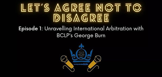 A banner for the 1st episode of the ADR Podcast: 'Lets agree to not disagree'