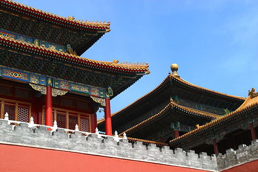 Traditional Chinese palace buildings