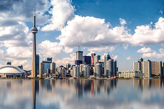 Skyline of Toronto from Lake Ontario