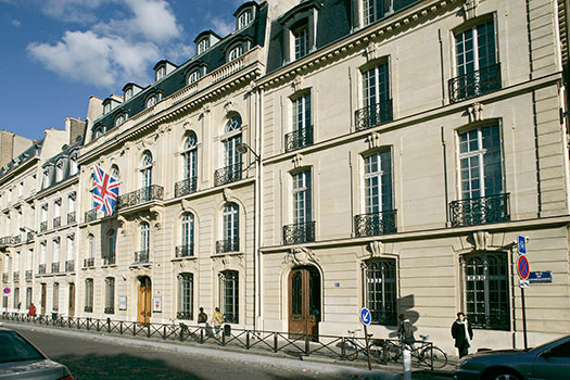 Front of the University of London Institute in Paris
