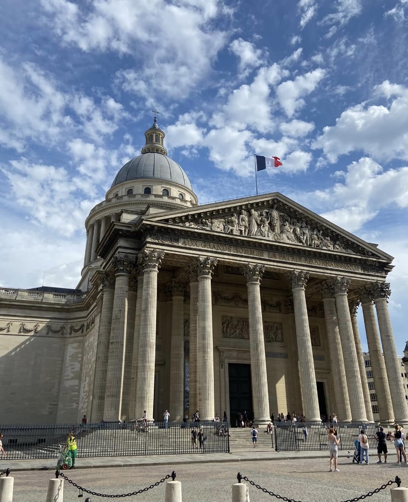 The facade of the Paris Sorbonne University