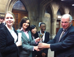 Queen Mary mooters with Lord Neuberger