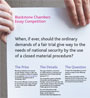 Blackstone Chambers essay competition poster