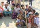 Displaced Rohingya people in Rakhine state