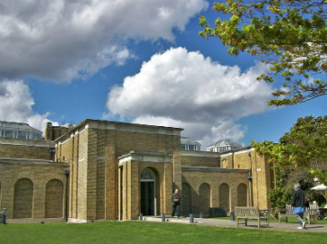 An image of the entrance of Dulwich gallery.