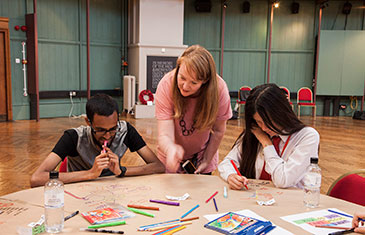 Pupils at the Storytelling and the Law event