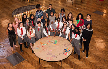 Group shot of Storytelling and the law participants