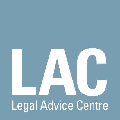 Legal Advice Centre logo on a turqoise background