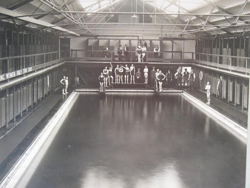 The swimming baths at the Peoples Palace