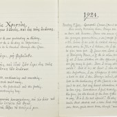 Two pages from Constance Maynard's Diaries dated 1924