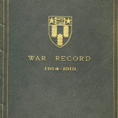 Front cover of World War 1 Roll of Honour