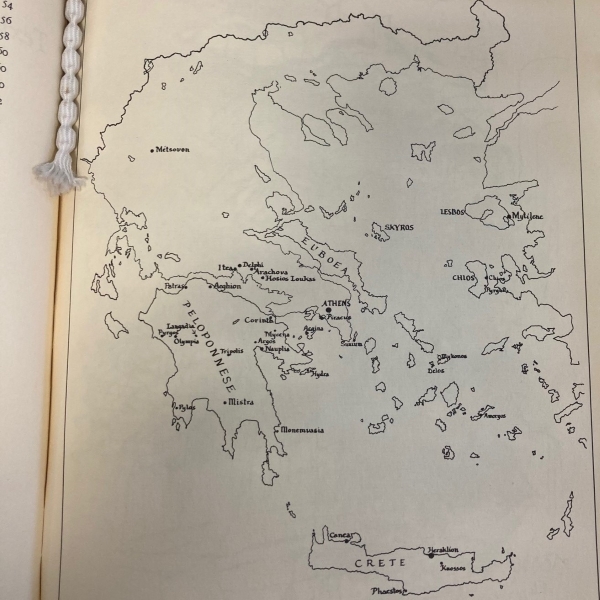 Map of ancient greece