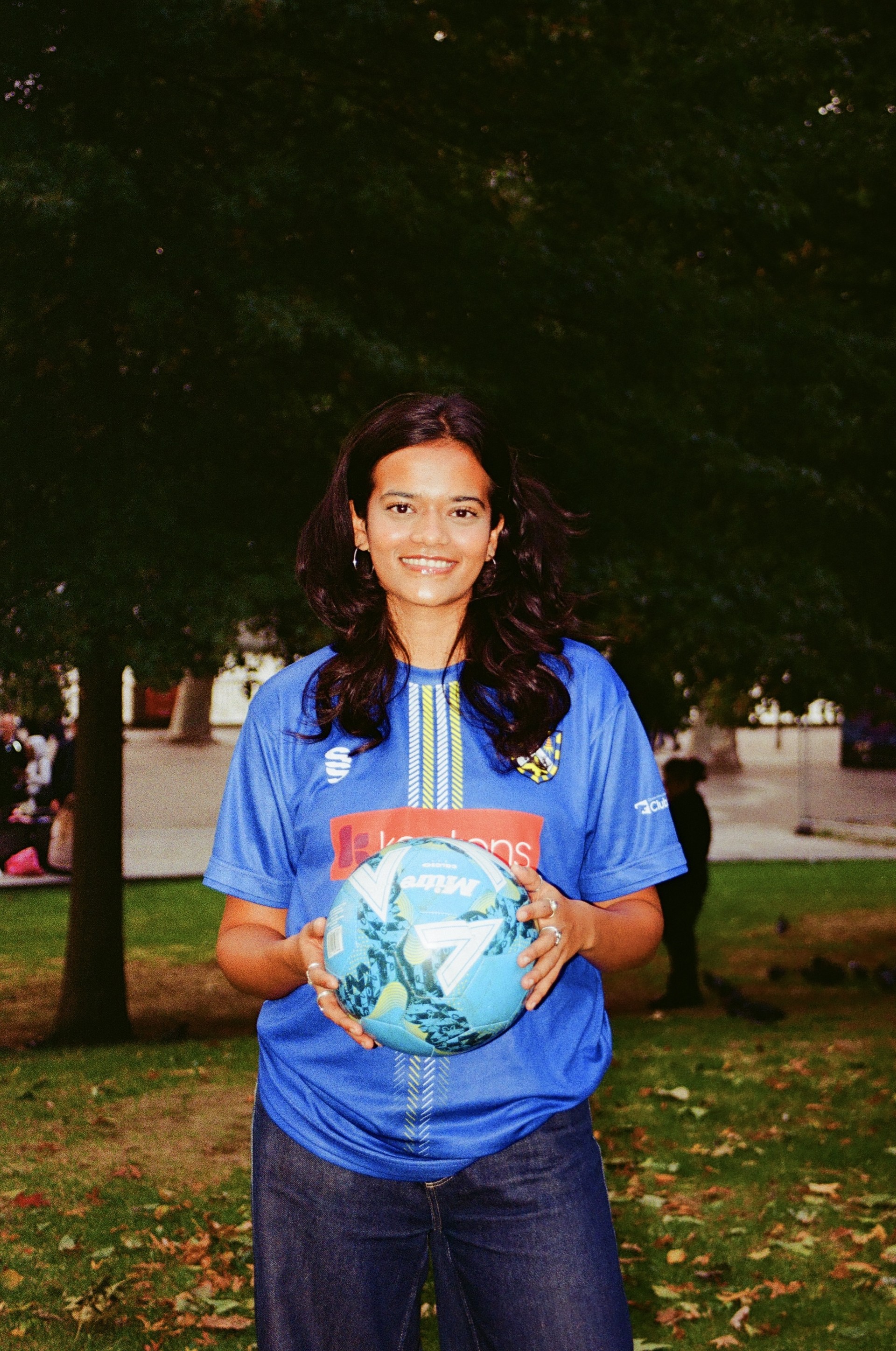 An image of Koyel Sen, President of Queen Mary Women’s Football Club