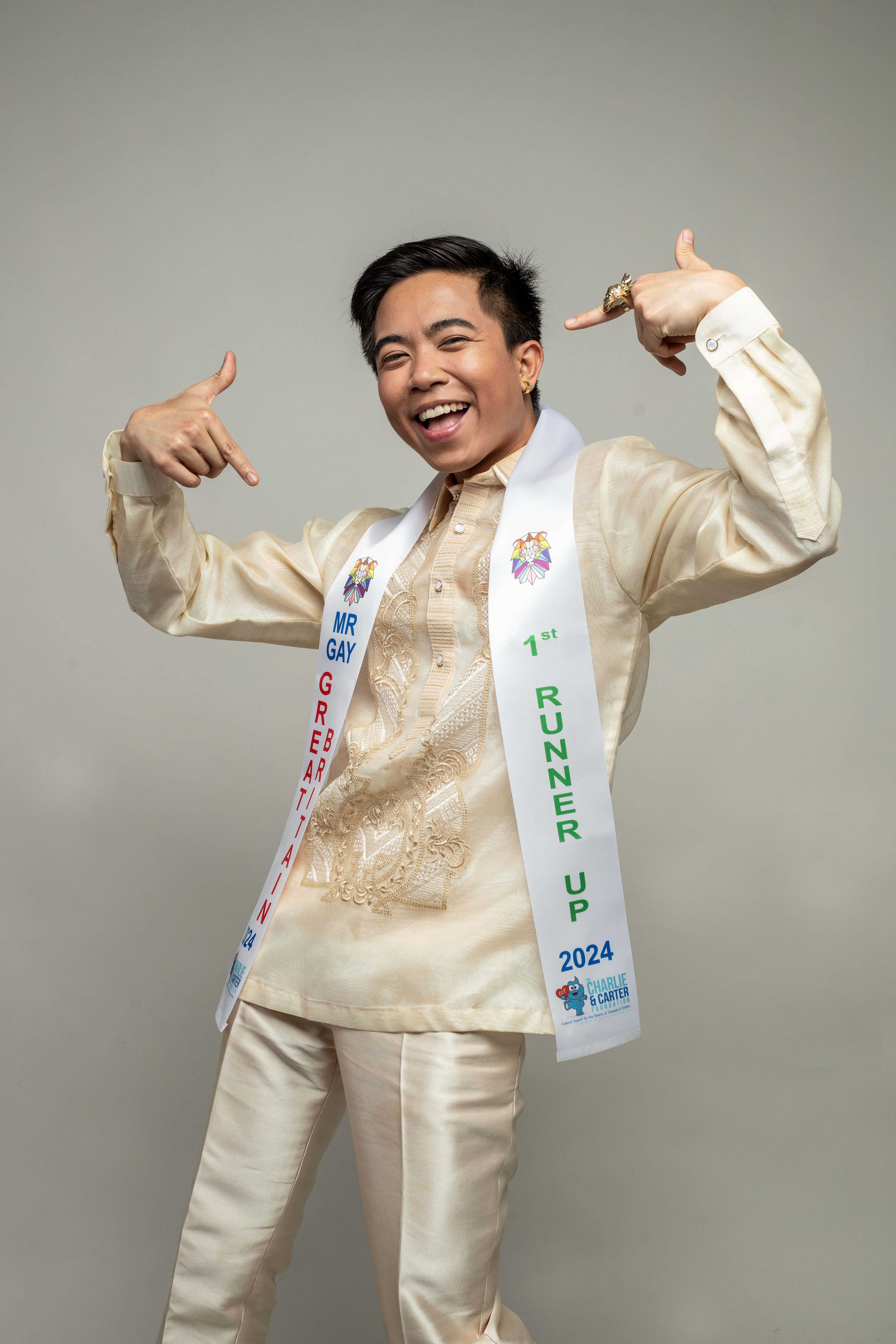 An image of Keannu being nominated as 1st runner up as 