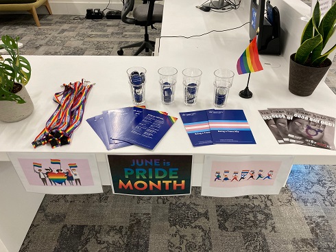 DeptW Pride Display