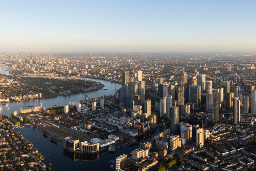 An image of the london skyline