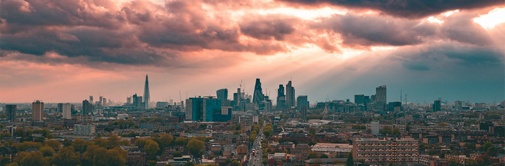 East London skyline