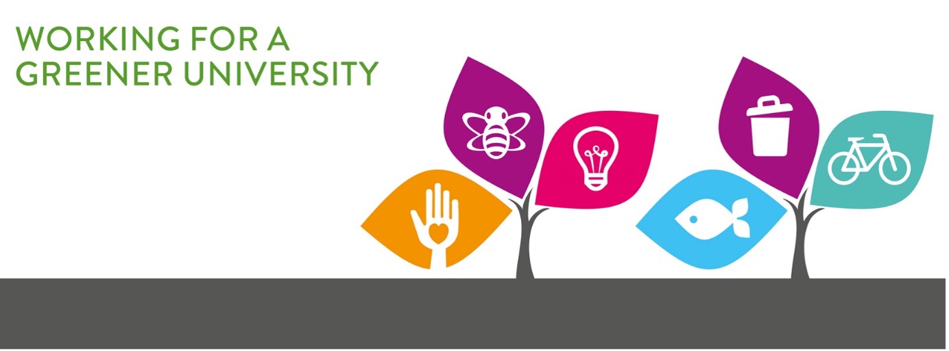 Sustainability working for a greener University logo