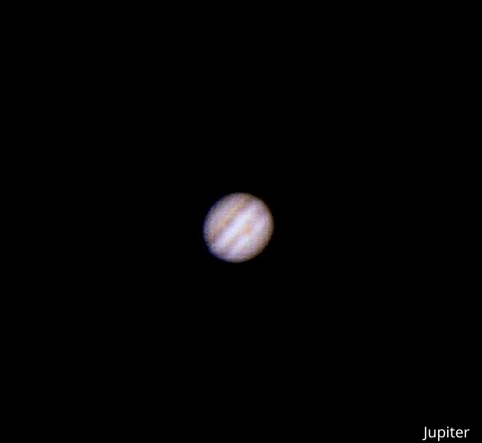 Photo of Jupiter taken by alumna Gurjeet Kahlon