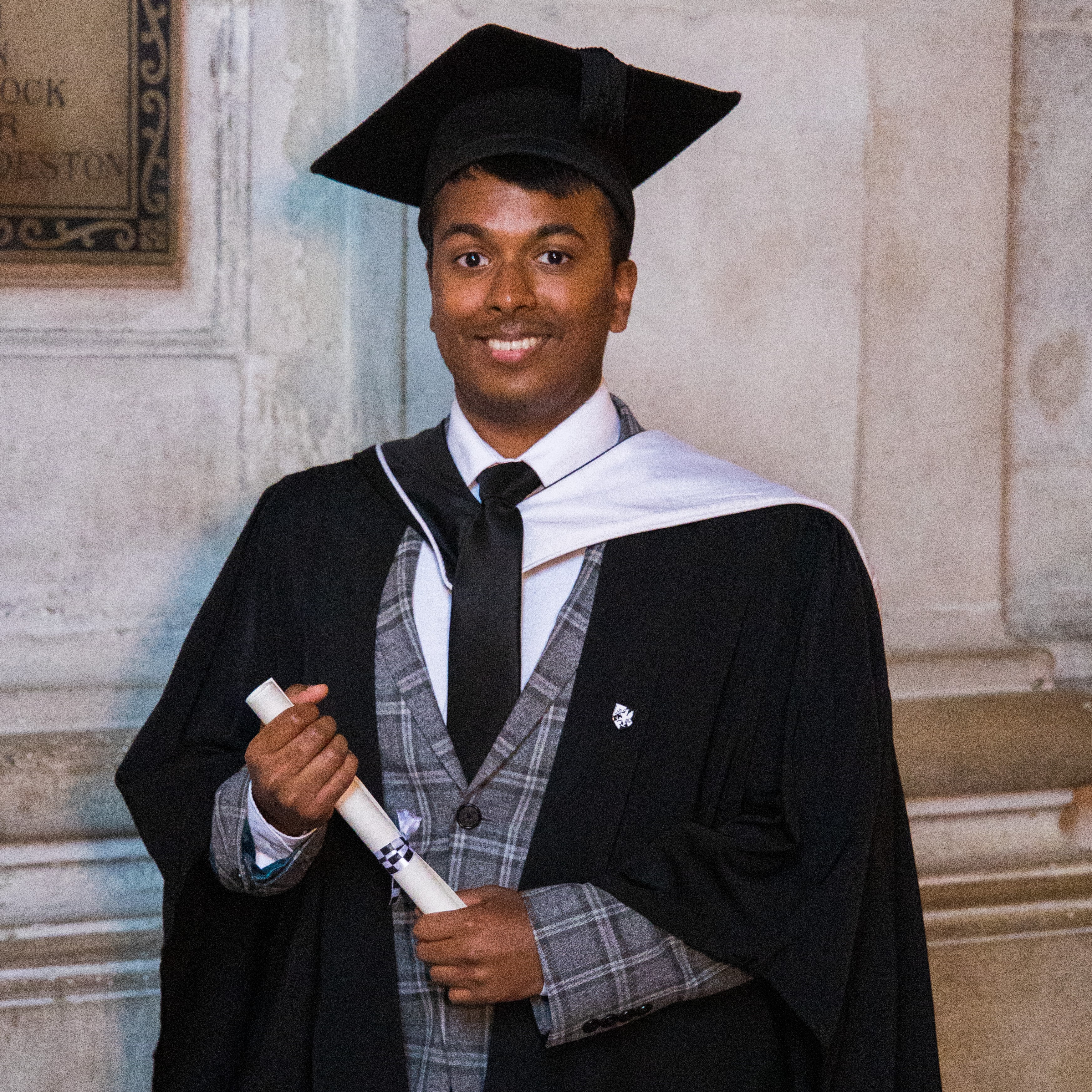 Krishan Patel Graduation photo