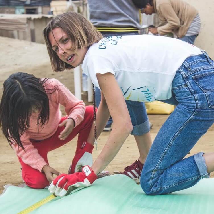 Maria Volunteering in Peru