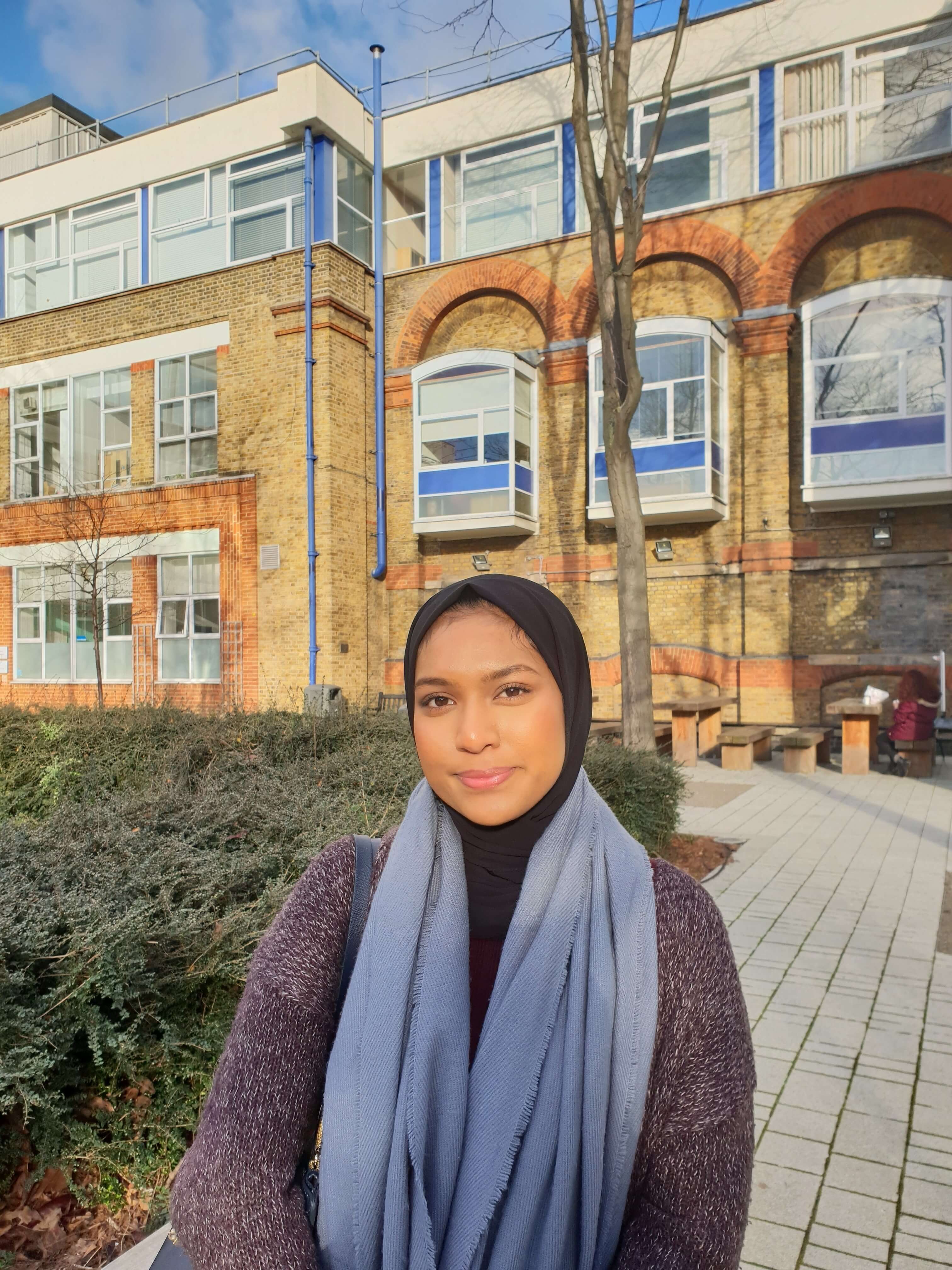 Sameeha Goni on Mile End campus