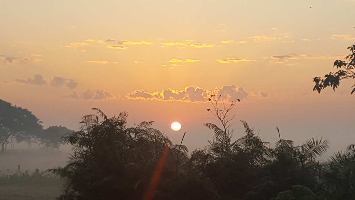 Photo of a sunrise in Bangladesh, courtesy of alumna, Sabiya Khatun