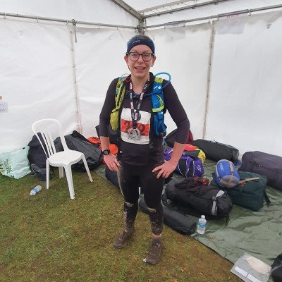 Victoria after Ultrarunning race