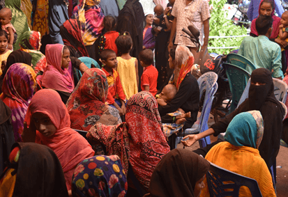 Crowd in Bangladesh