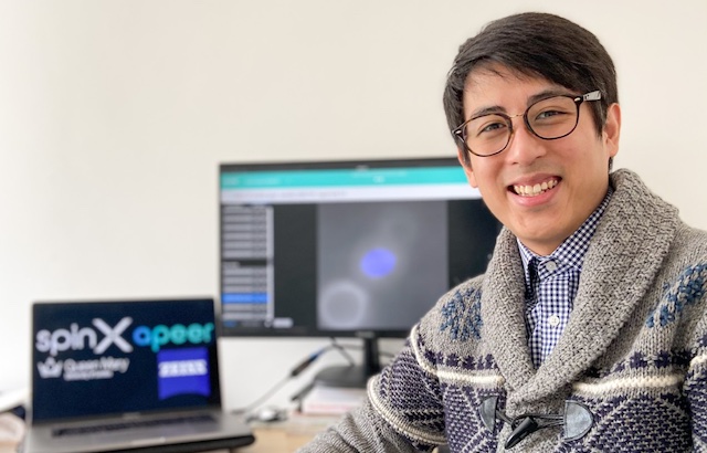 David Dang, a PhD student in the Draviam Lab, developed SpinX to track subcellular structures.