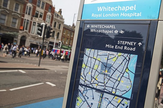 Whitechapel road crossing
