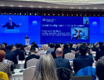Colin Bailey delivering keynote speech in Shanghai