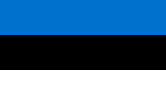 Flag for Estonia
