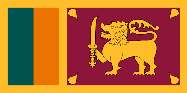 Flag for Sri Lanka
