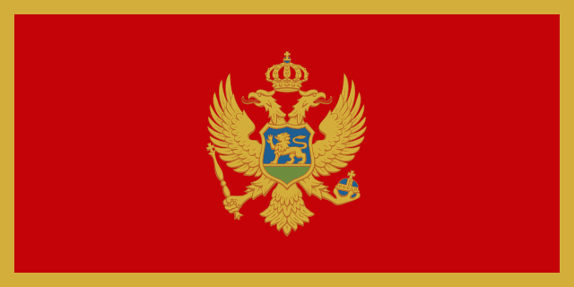Flag for Montenegro