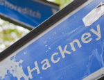 Street sign of Hackney
