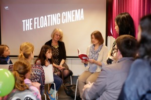Foating cinema at 2016 Festival of Communities