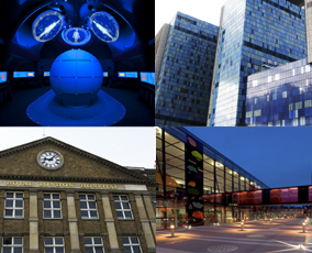 Whitechapel's medical landmarks - The Royal London Hospital old and new, QM's Blizard Institute and Centre of the Cell 