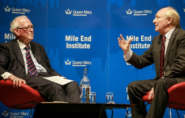Peter Hennessy and Neil Kinnock