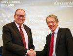 Darren Henley OBE, Chief Executive of Arts Council England and Professor Simon Gaskell, Principal of QMUL